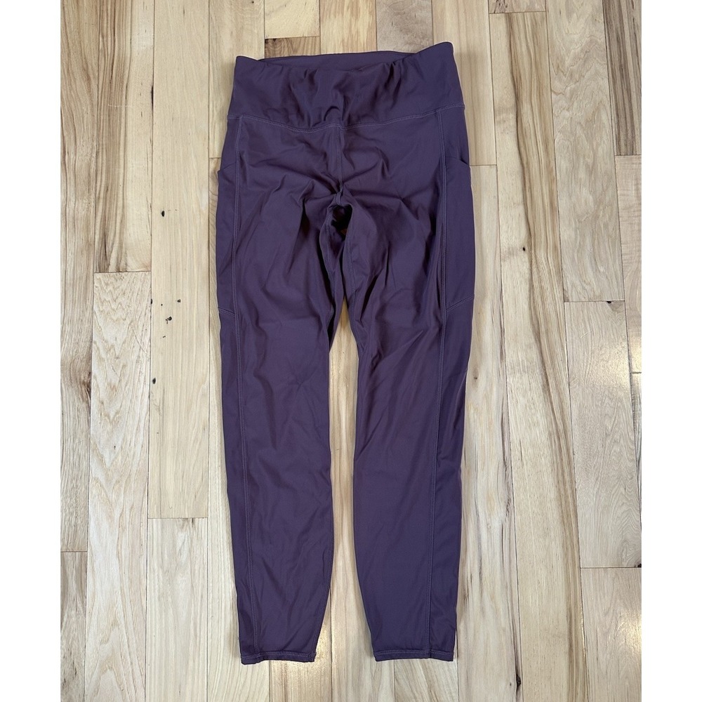Vuori Stride Leggings Women Medium VW429 Purple Maroon‎ Athleisure Run Gym Train
